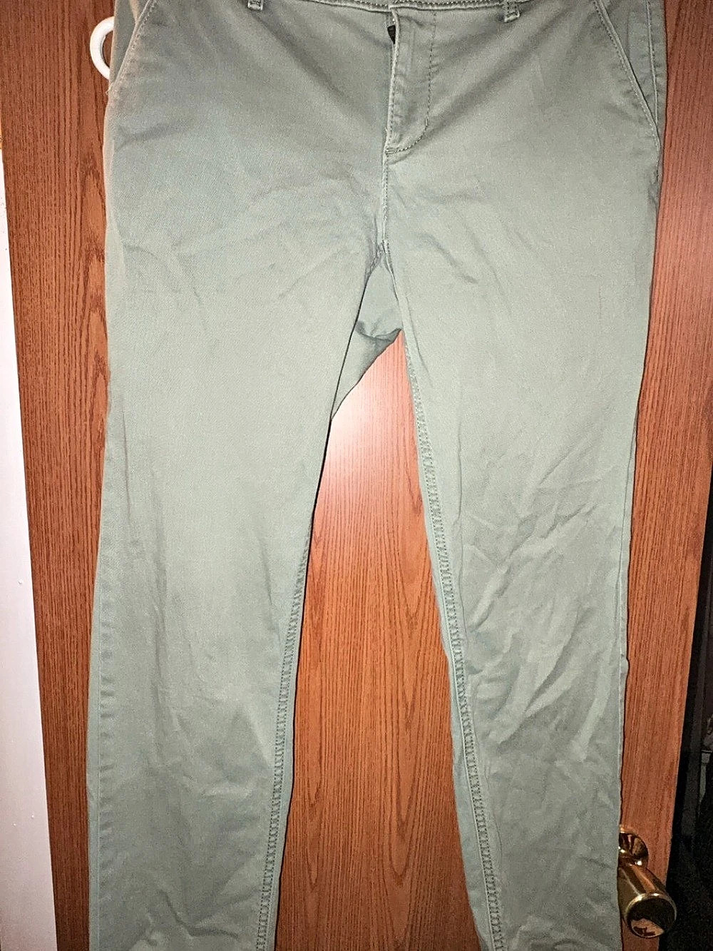 LOFT Women's Skinny Jeans in Green Like New